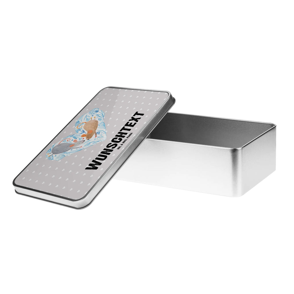 Personalised metal tin Mice heart Love, Loving, Two, Together, Marriage, Engagement, Proposal of marriage, Love gift, gift for her, gift for him, anniversary gift, wedding, favourite person, love, love message, gift for two, togetherness, engagement, love gift, mouse, proof of love, mice, anniversary