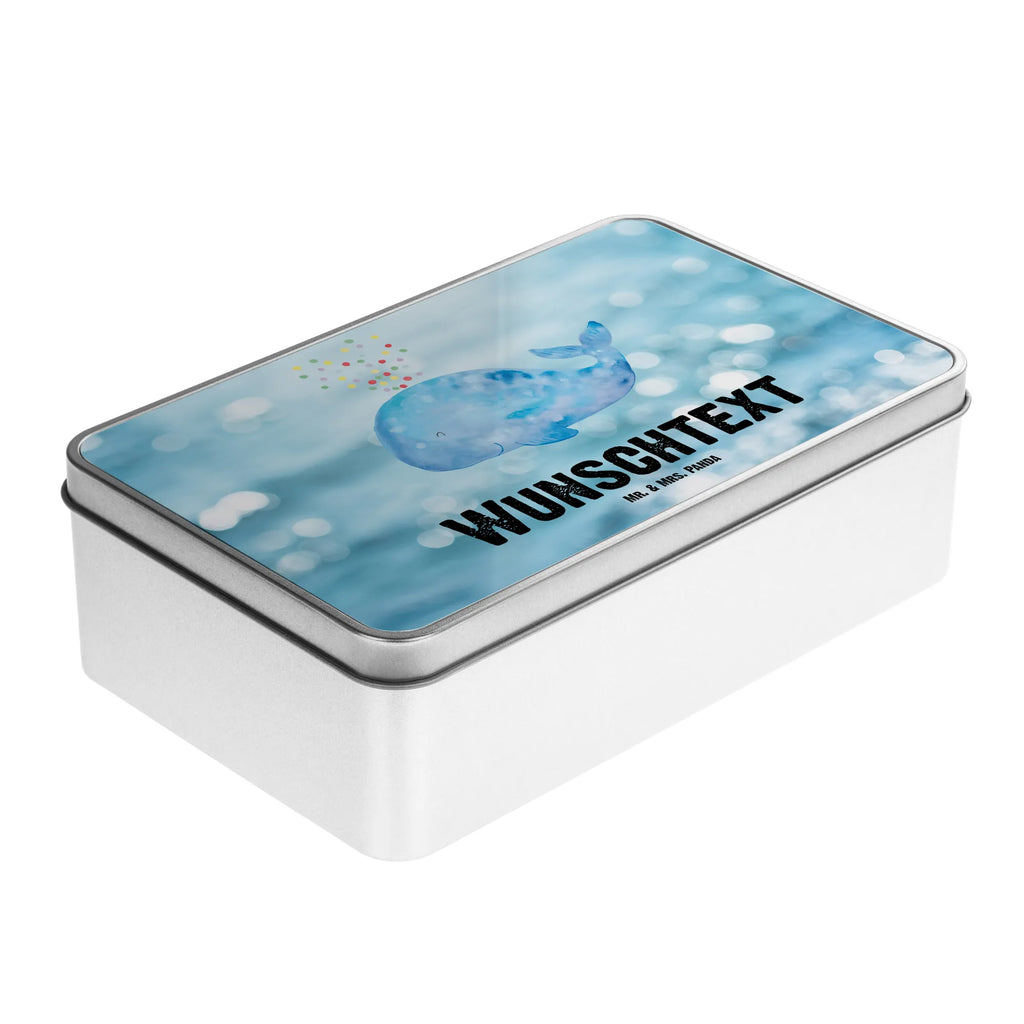 Personalised metal tin whale confetti Seafood, aquatic animals, ocean, sea, fish, shells, corals, reef, whale, narwhal, sea urchin, lobster, platypus, turtle, manatee, crocodile, orca, shrimp, gifts for seafood lovers, water world, underwater animals, underwater world, vacation, deep sea, seafood fans, gift ideas, seafood decoration, seafood posters, Whale, motivation, period of life, separation, diet, losing weight, birthday, whales, new beginning, confetti, new start