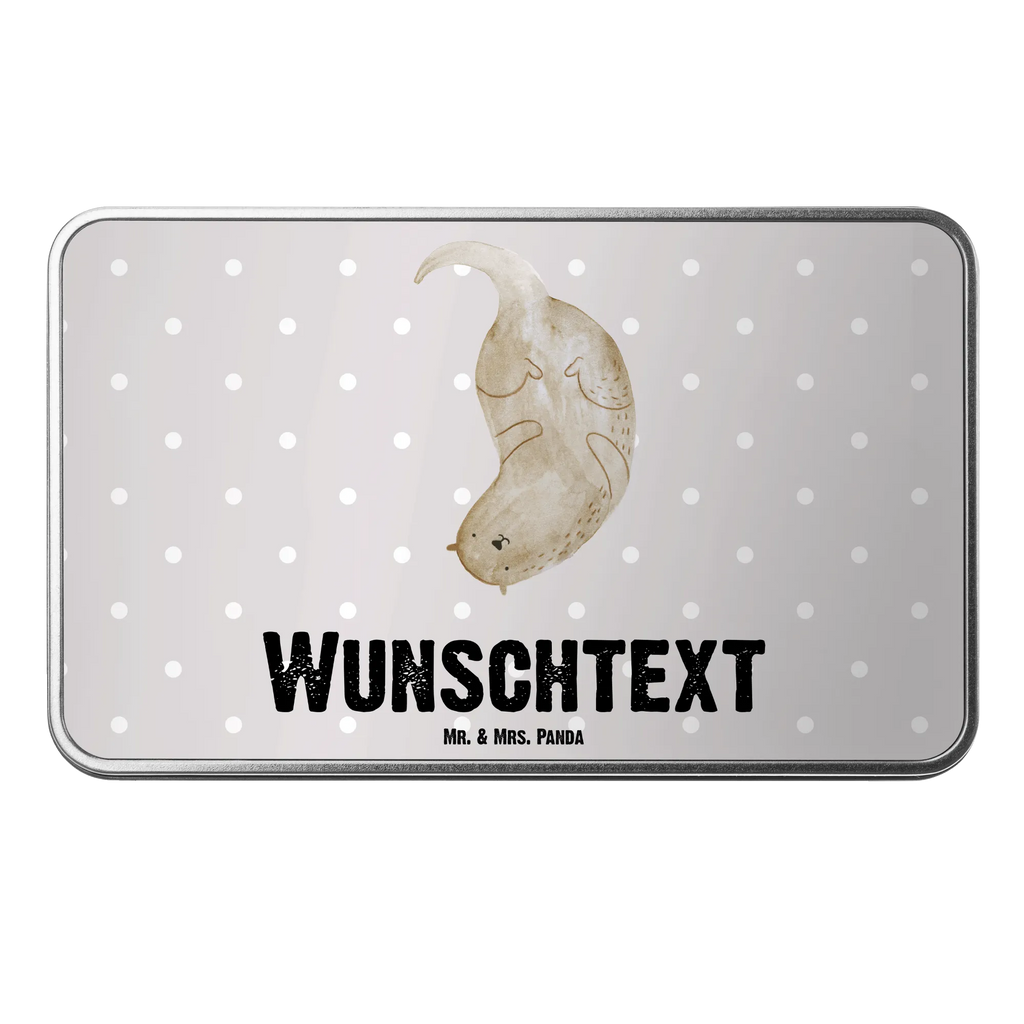 Personalised metal tin otter upside down otter, marten, sea otter, European otter, water mammal, aquatic animal, baby otter, predator, water, otter gifts, animal lover, gift ideas for animal lovers, animal, mammal, water animal, gifts for people in love, Otter Sea Otter Lake Otter