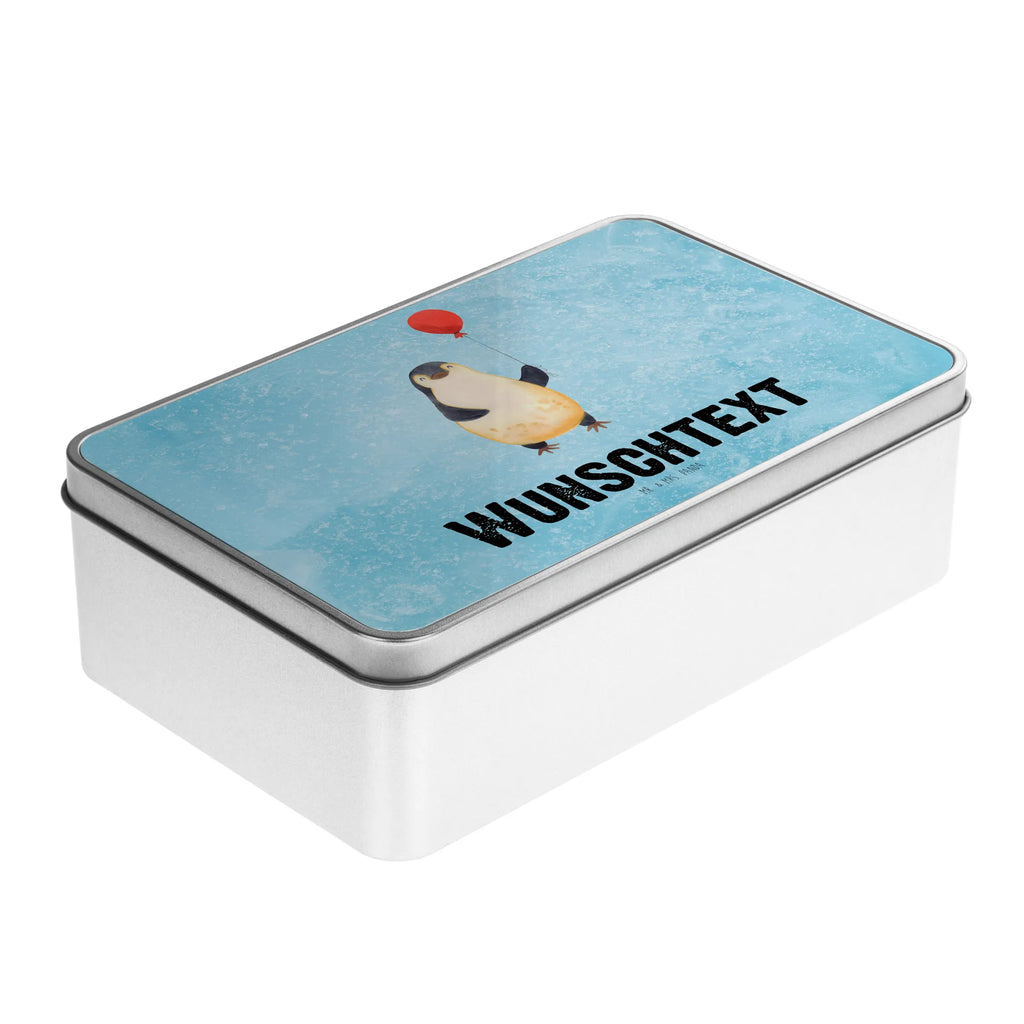 Personalised metal tin Penguin balloon Penguin, North Pole, Winter, Penguins, gift girlfriend, happiness, balloon, new life, love of life, penguins, best friend, love, motivation, gift idea, new start, daydreams