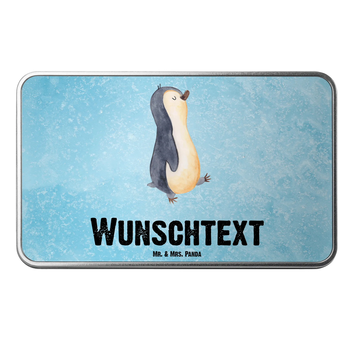 Personalised metal tin Penguin march Penguin, North Pole, Winter, Penguins, brother, penguins, penguin, early riser, family, late riser, sister