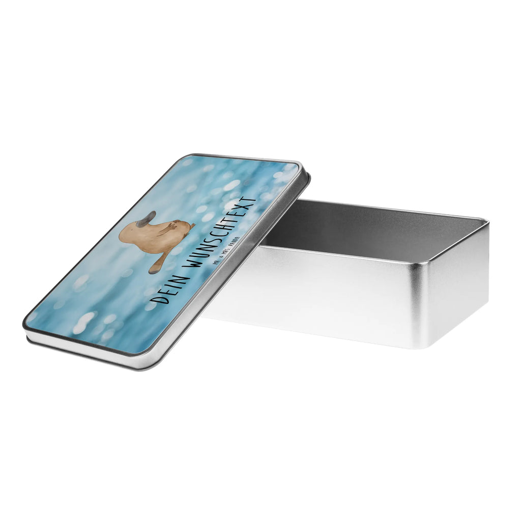 Personalised metal tin platypus courage Seafood, aquatic animals, ocean, sea, fish, shells, corals, reef, whale, narwhal, sea urchin, lobster, platypus, turtle, manatee, crocodile, orca, shrimp, gifts for seafood lovers, water world, underwater animals, underwater world, vacation, deep sea, seafood fans, gift ideas, seafood decoration, seafood posters, courage, office, new beginning, brave, world trip, motivation, Raodtrip, Platypus, work, wisdom, new start, training