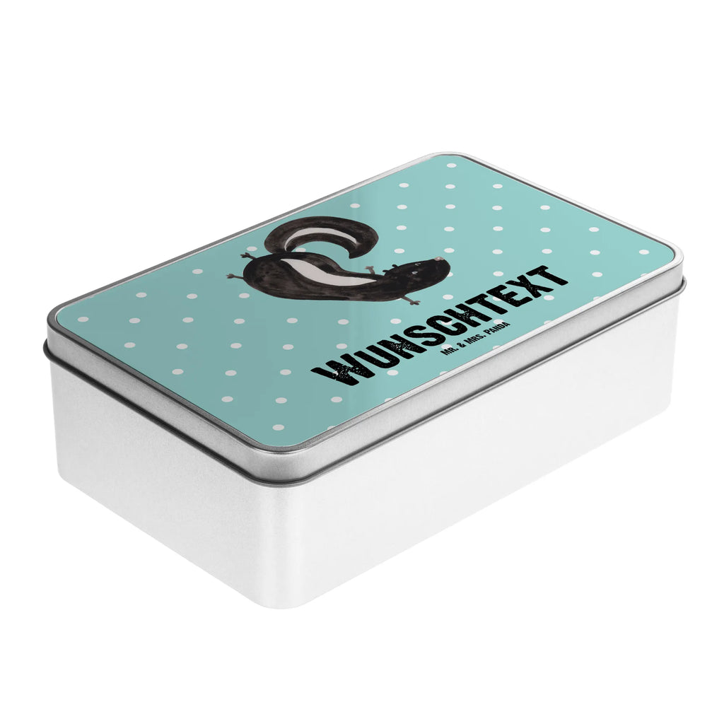 Personalised metal tin skunk handstand Skunk, predator, wild animal, skunk, stink, playful, playground, child