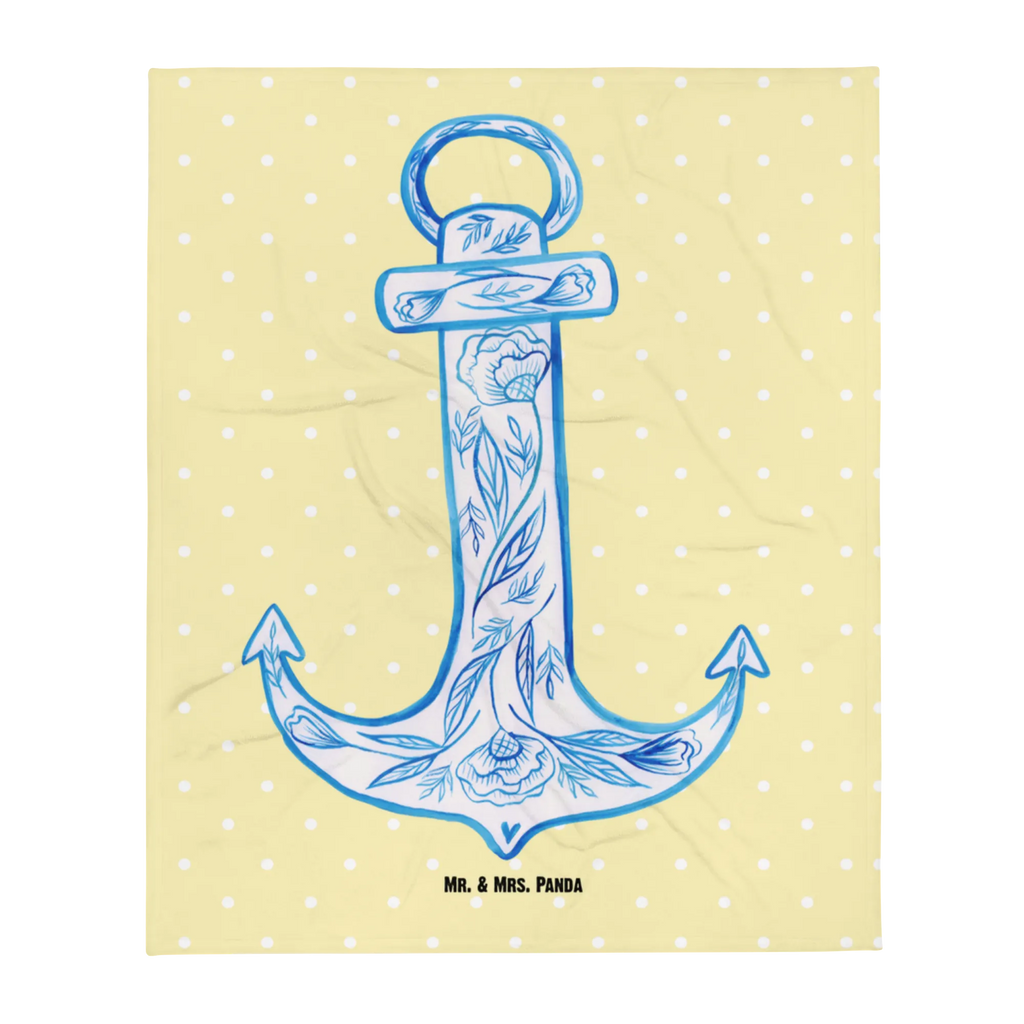 Blanket anchor Blue sofa throw, cozy blanket, plush blanket, throw blanket, Sherpa blanket, fleece blanket, warm blanket, snuggle blanket, small animals, cute, funny, cute animal motives, hand drawn, small world, funny sayings, good mood, happy, gifts, gift ideas, special gifts, animal lover, card