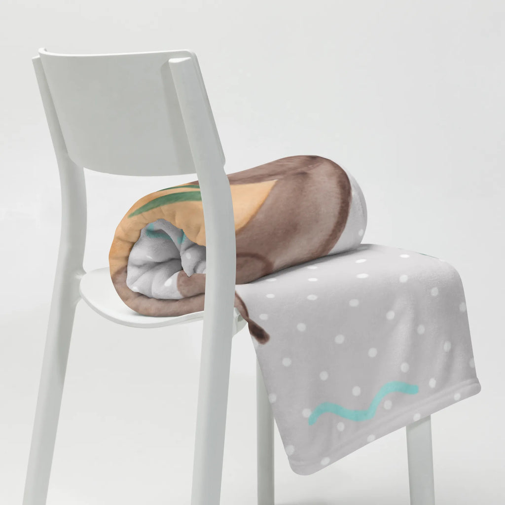 Koc wydra lilia wodna Sofadecke, Wolldecke, Tagesdecke, Wohndecke, Decke, Otter, Fischotter, Seeotter, Otter Seeotter See Otter