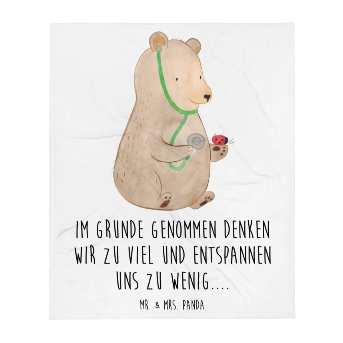 Blanket bear Physician teddy bear, cuddly toy, Doctor
