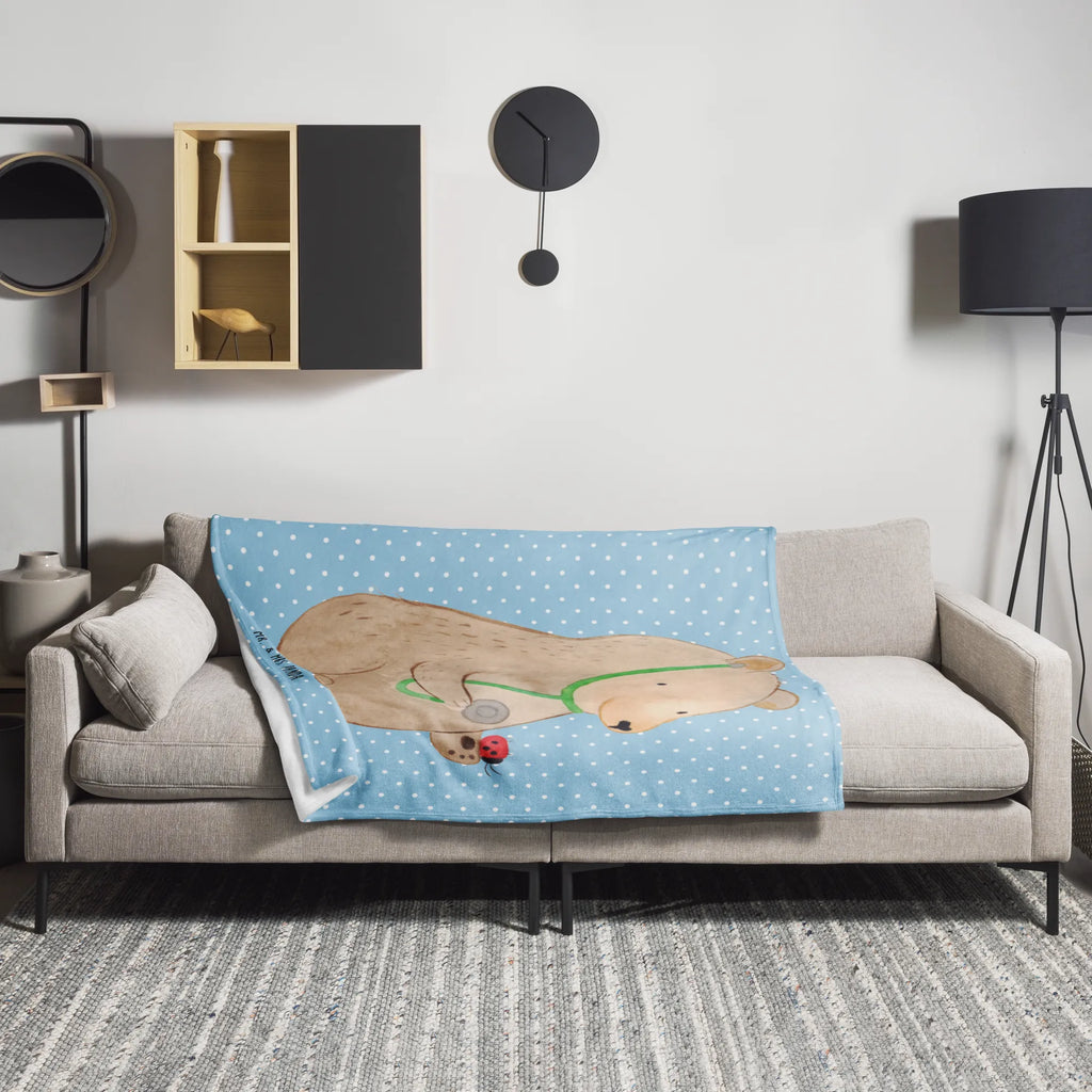 Kuscheldecke Bär Arzt Schmusedecke, Wolldecke, Decke, Entspannen, Fleecedecke, Dekoration, Weihnachtsgeschenk, Jahrestagsgeschenk, Tagesdecke, Kinderdecke, Wohndecke, Sofadecke, Dekodecke, Kuschelfleecedecke, Gemütlich, Wohnzimmerdecke, Mikrofaser Decke, Kuscheldecke XXL, Bär, Teddy, Teddybär, Professorin, Professor, Arzt, Doktor, Ärztin, Doktorin