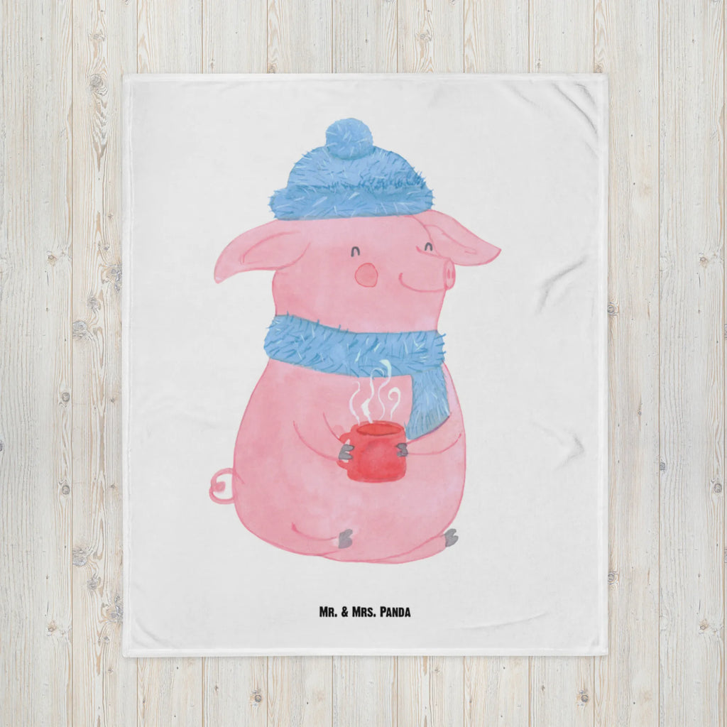 Kuscheldecke Schwein Glühwein Tagesdecke, Decke, Wolldecke, Sofadecke, Wohndecke, Winter, Weihnachten, Weihnachtsdeko, Nikolaus, Advent, Heiligabend, Wintermotiv, Weihnachtsmarkt, Punsch, Glühschwein, Glühwein