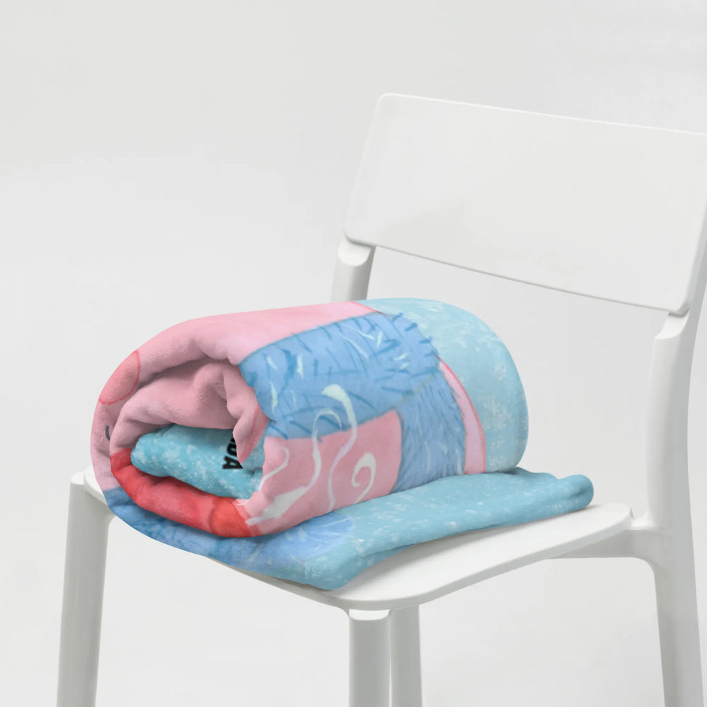 Kuscheldecke Schwein Glühwein Tagesdecke, Decke, Wolldecke, Sofadecke, Wohndecke, Winter, Weihnachten, Weihnachtsdeko, Nikolaus, Advent, Heiligabend, Wintermotiv, Weihnachtsmarkt, Punsch, Glühschwein, Glühwein