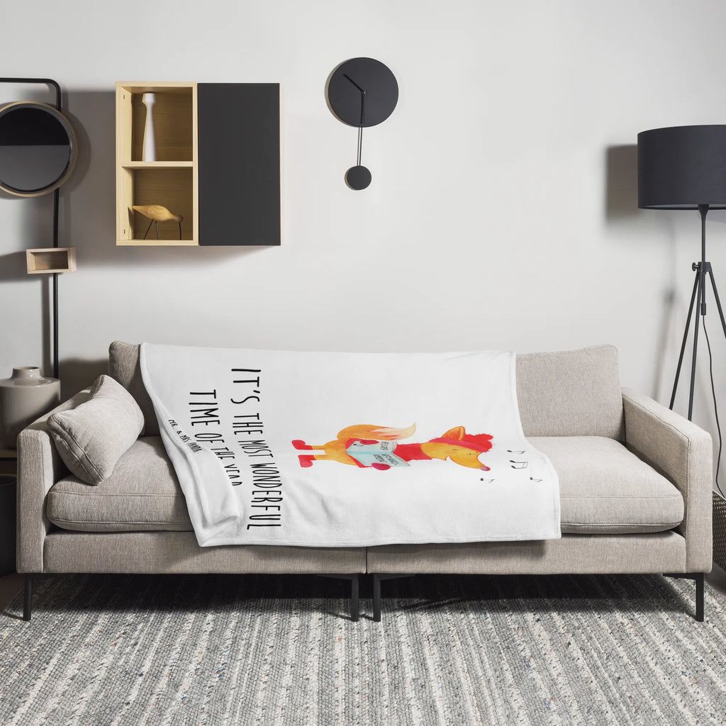 Koc lis Śpiewak Zima, Boże Narodzenie, dekoracje świąteczne, Mikołaj, Adwent, Wigilia, zimowy motyw