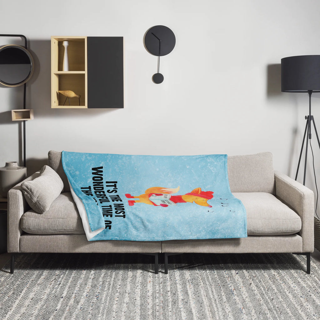 Koc lis Śpiewak Zima, Boże Narodzenie, dekoracje świąteczne, Mikołaj, Adwent, Wigilia, zimowy motyw