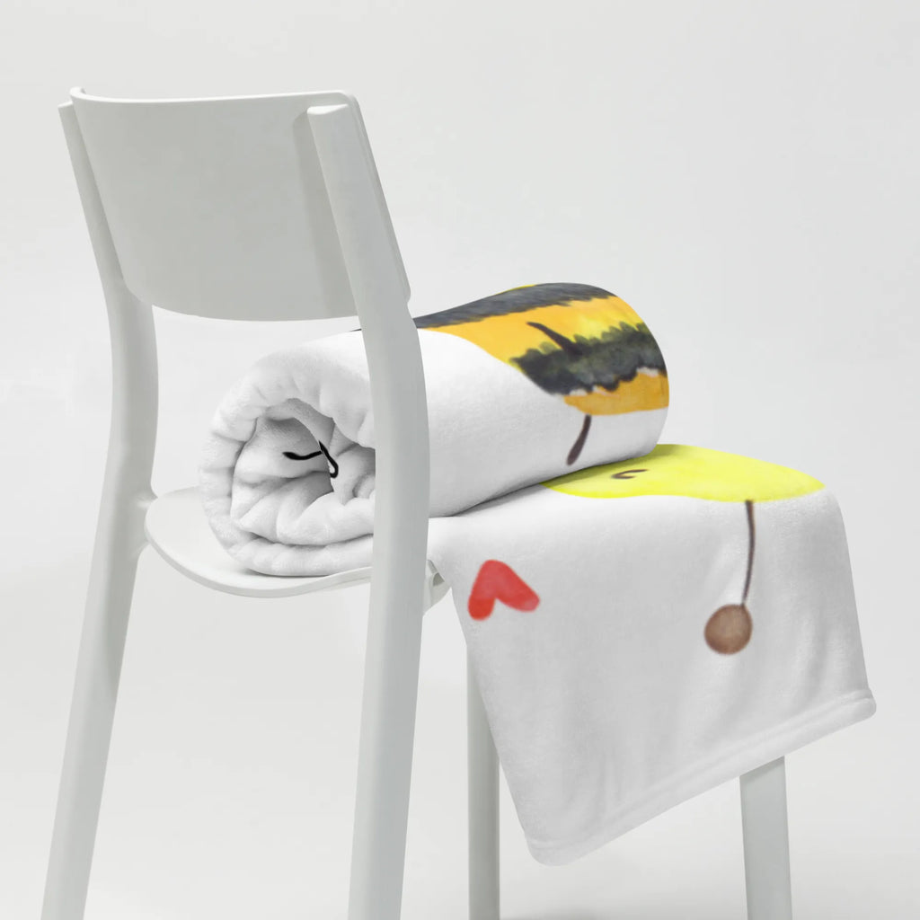 Kuscheldecke Biene Verliebt Sofadecke, Tagesdecke, Wohndecke, Wolldecke, Decke, Biene, Wespe, Hummel