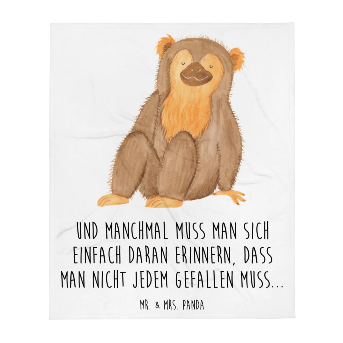 Blanket Monkey Africa, self-confidence, respect, monkey, self-love, self-esteem, monkeys