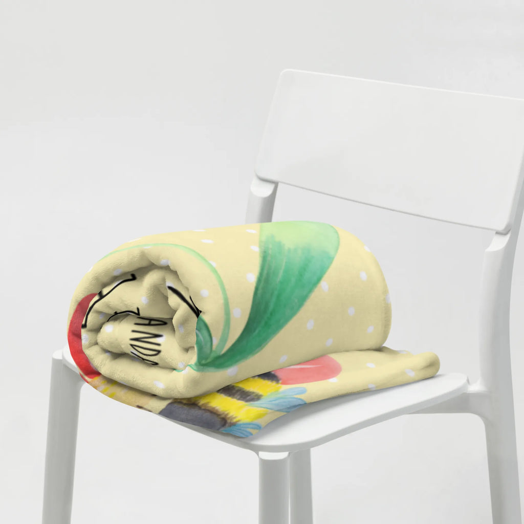 Blanket bumblebee flower sofa throw, plush blanket, throw blanket, snuggle blanket, Sherpa blanket, fleece blanket, warm blanket, cozy blanket, small animals, cute, funny, cute animal motives, hand drawn, small world, funny sayings, good mood, happy, gifts, gift ideas, special gifts, animal lover, card, fluffy, nature, bumble bee, wasp, bumblebees, flower, bee, field