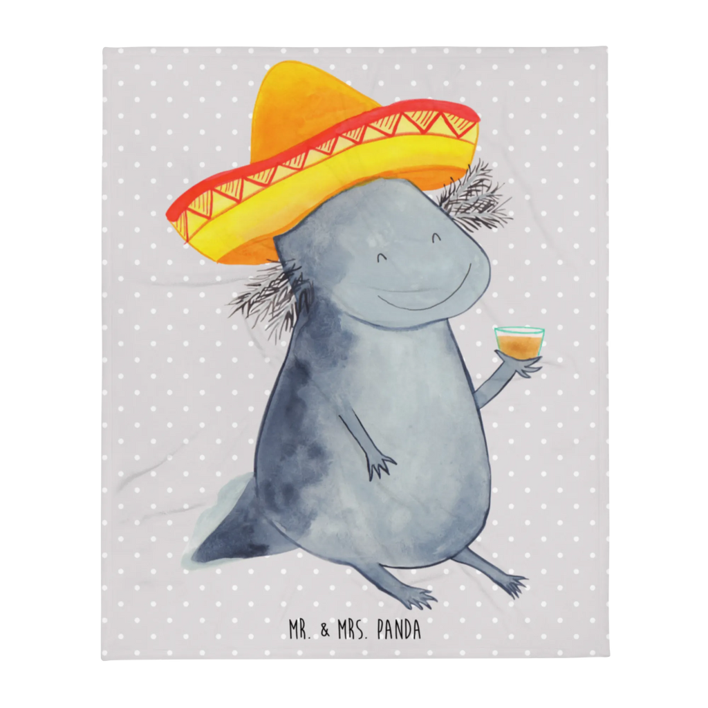 Blanket axolotl tequila Decke, Wolldecke, Sofadecke, Wohndecke, Tagesdecke, Axolotl, Molch, Schwanzlurch, Sombrero, Axolot, Feuersalamander, Mexiko, Feuerdrache, Spruch, Zitrone, Mexico, Lurche, Lurch, Motivation, Tequila