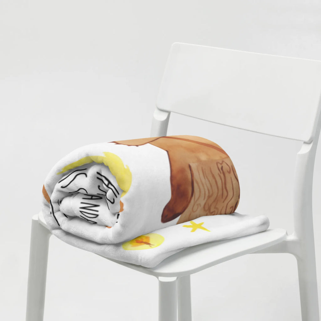 Koc Niedźwiedź i biedronka przy ognisku Decke, Wohndecke, Sofadecke, Wolldecke, Tagesdecke, Bär, Teddy, Teddybär, Lagerfeuer