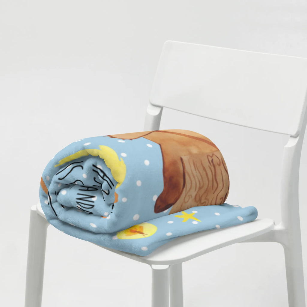 Koc Niedźwiedź i biedronka przy ognisku Decke, Wohndecke, Sofadecke, Wolldecke, Tagesdecke, Bär, Teddy, Teddybär, Lagerfeuer