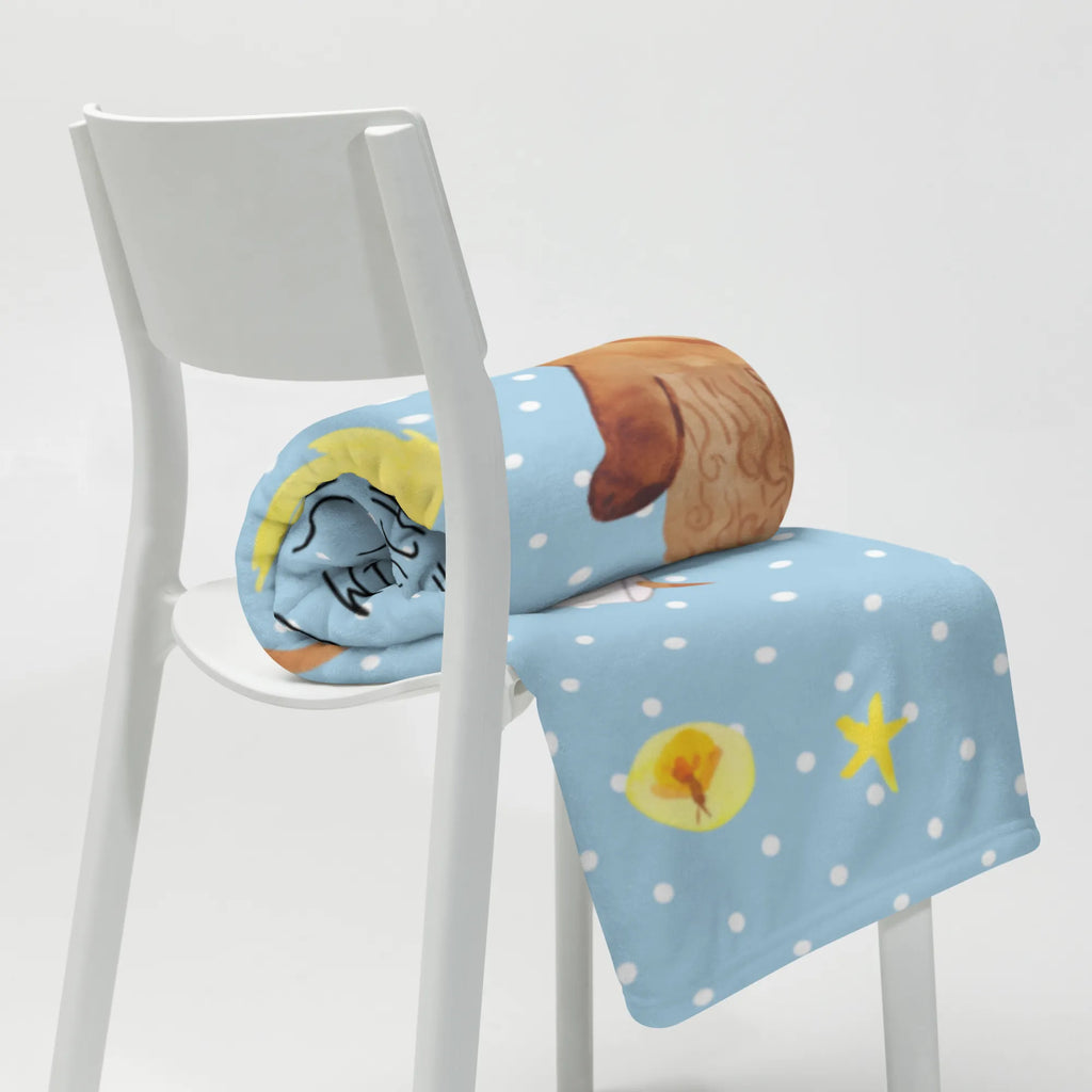 Koc Niedźwiedź i biedronka przy ognisku Decke, Wohndecke, Sofadecke, Wolldecke, Tagesdecke, Bär, Teddy, Teddybär, Lagerfeuer