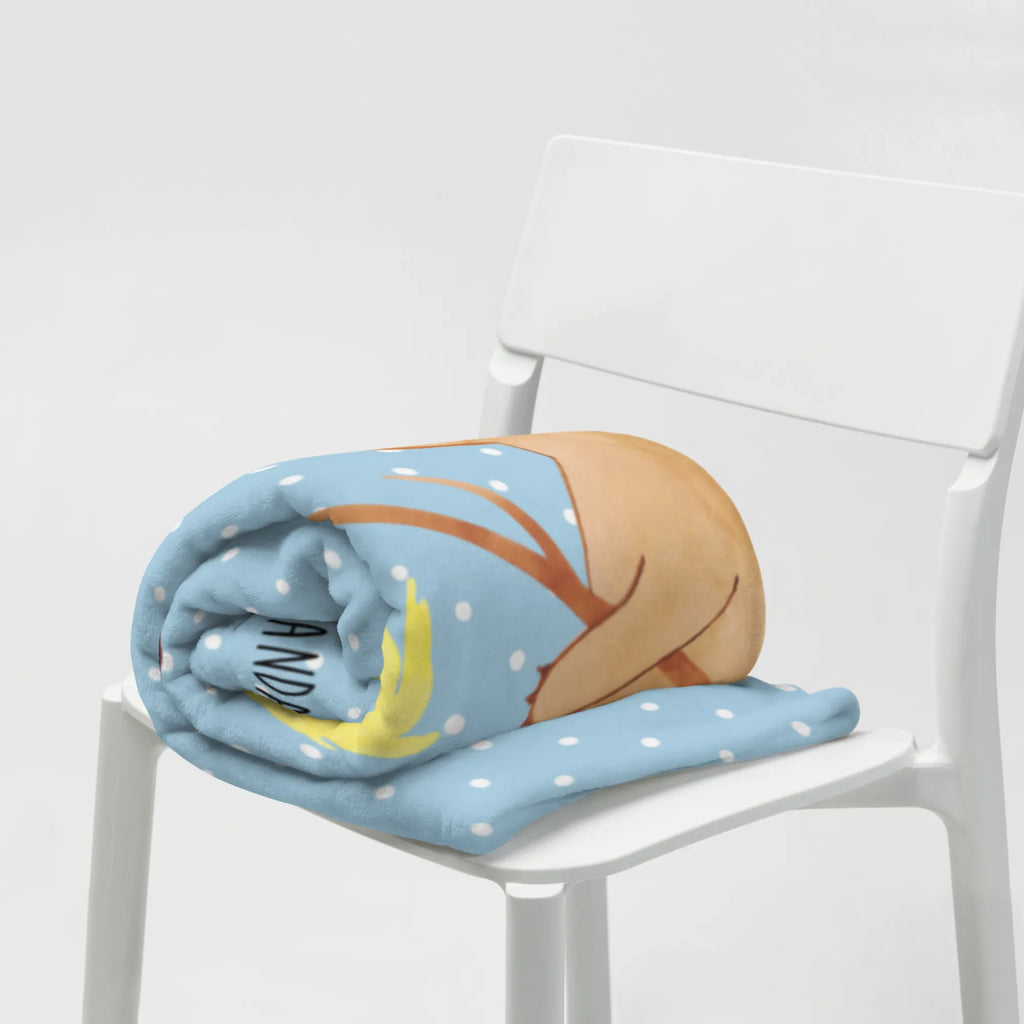 Koc Niedźwiedź i biedronka przy ognisku Decke, Wohndecke, Sofadecke, Wolldecke, Tagesdecke, Bär, Teddy, Teddybär, Lagerfeuer