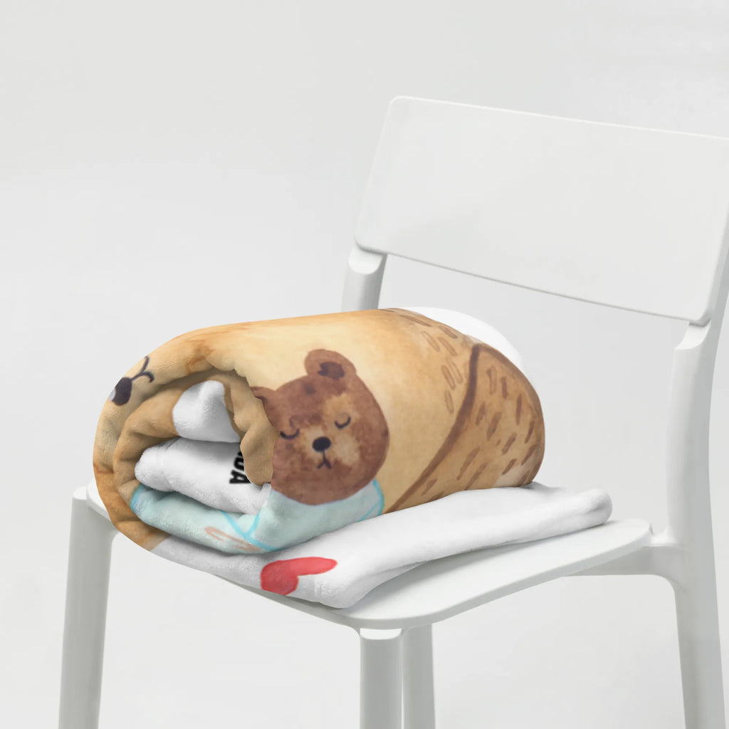 Blanket bear infant plush blanket, sofa throw, throw blanket, warm blanket, Sherpa blanket, snuggle blanket, fleece blanket, cozy blanket, bear, teddy, teddy bear, cuddly toy, baptized child, birth, grandson, nephew, baby, parents, congratulations, niece, birthday, baptism, mother, grandchild