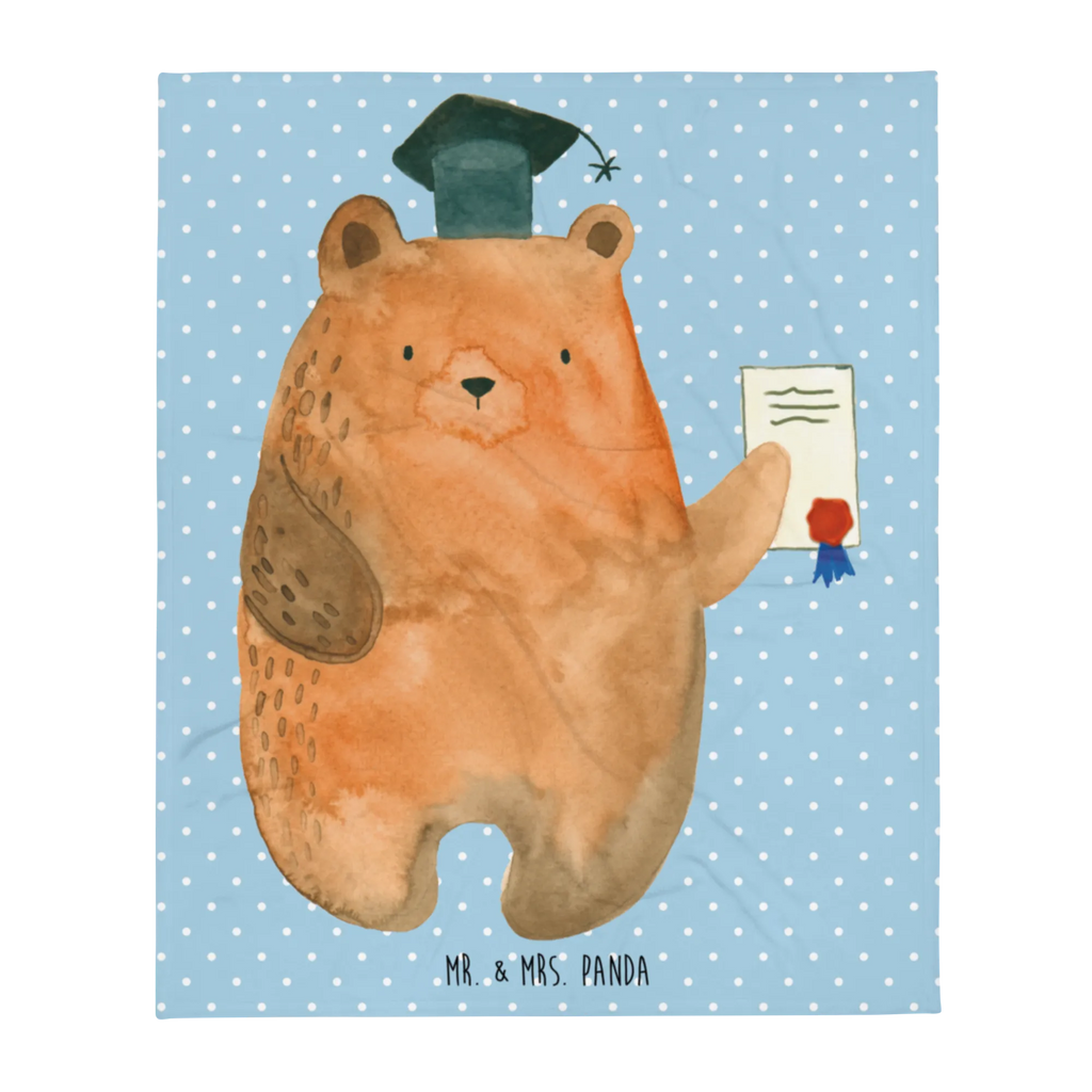 Blanket bear Test Sofadecke, Tagesdecke, Wohndecke, Wolldecke, Decke, Bär, Teddy, Teddybär, Abschlusszeugnis, Abschluss, Prüfungen, Prüfung bestanden, Zeugnis, Abitur