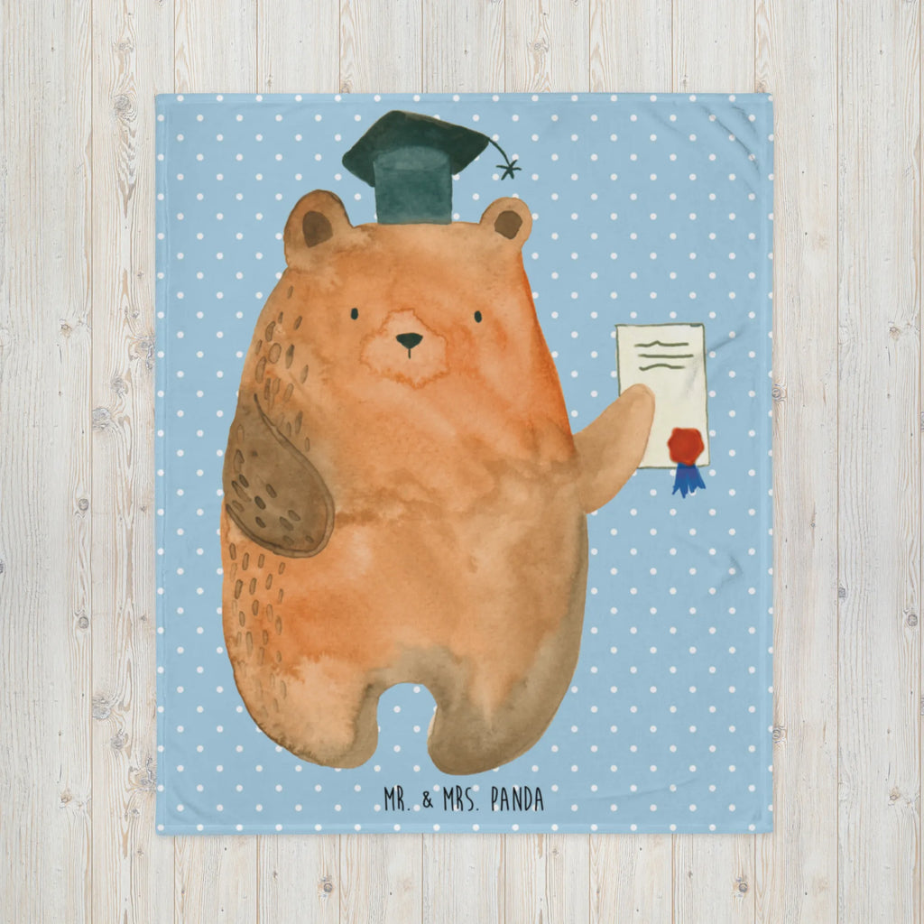 Blanket bear Test Sofadecke, Tagesdecke, Wohndecke, Wolldecke, Decke, Bär, Teddy, Teddybär, Abschlusszeugnis, Abschluss, Prüfungen, Prüfung bestanden, Zeugnis, Abitur