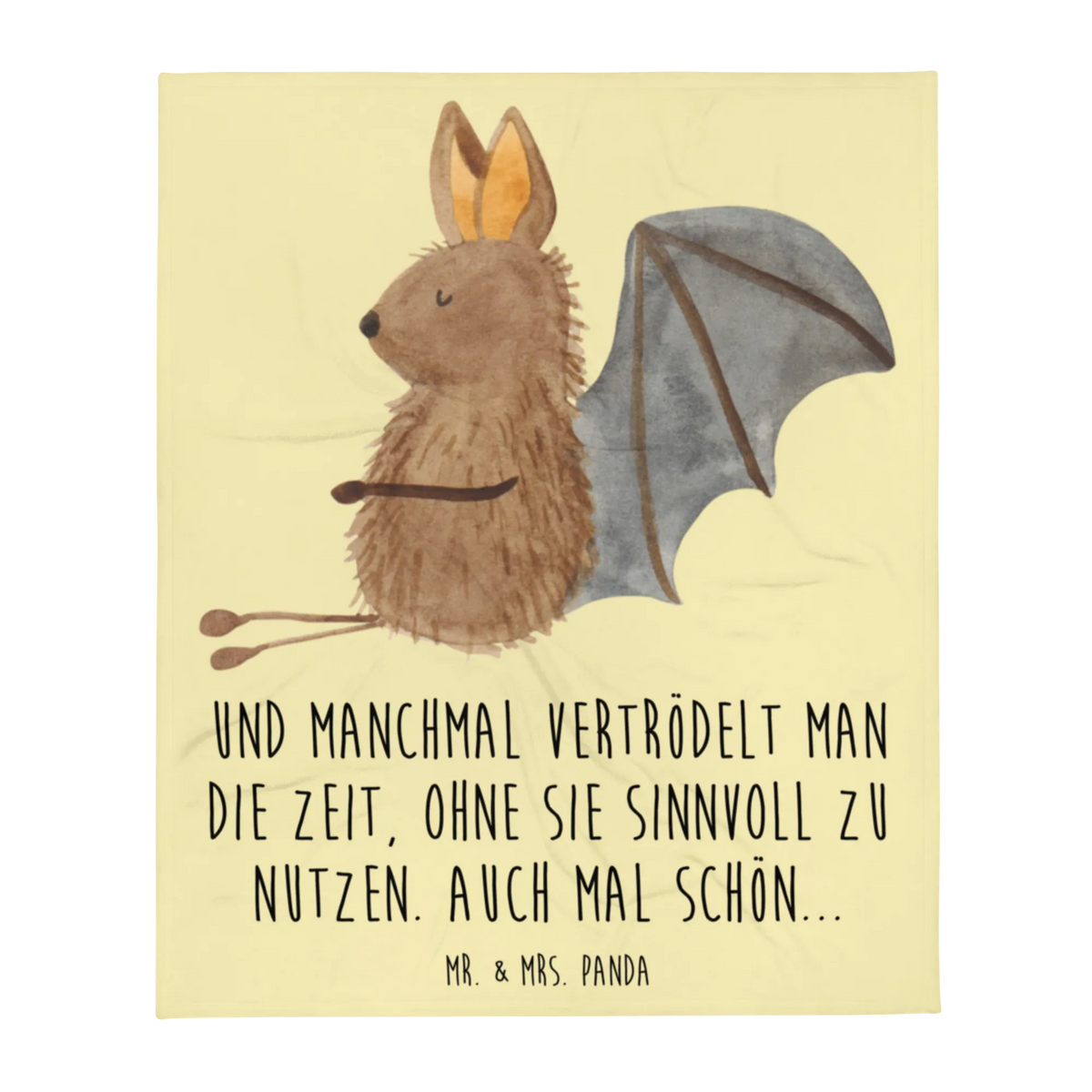 Blanket bat Sit card, gift ideas, gifts, small animals, cute, cute animal motives, hand drawn, funny sayings, good mood, special gifts, animal lover, bat, bats, relax