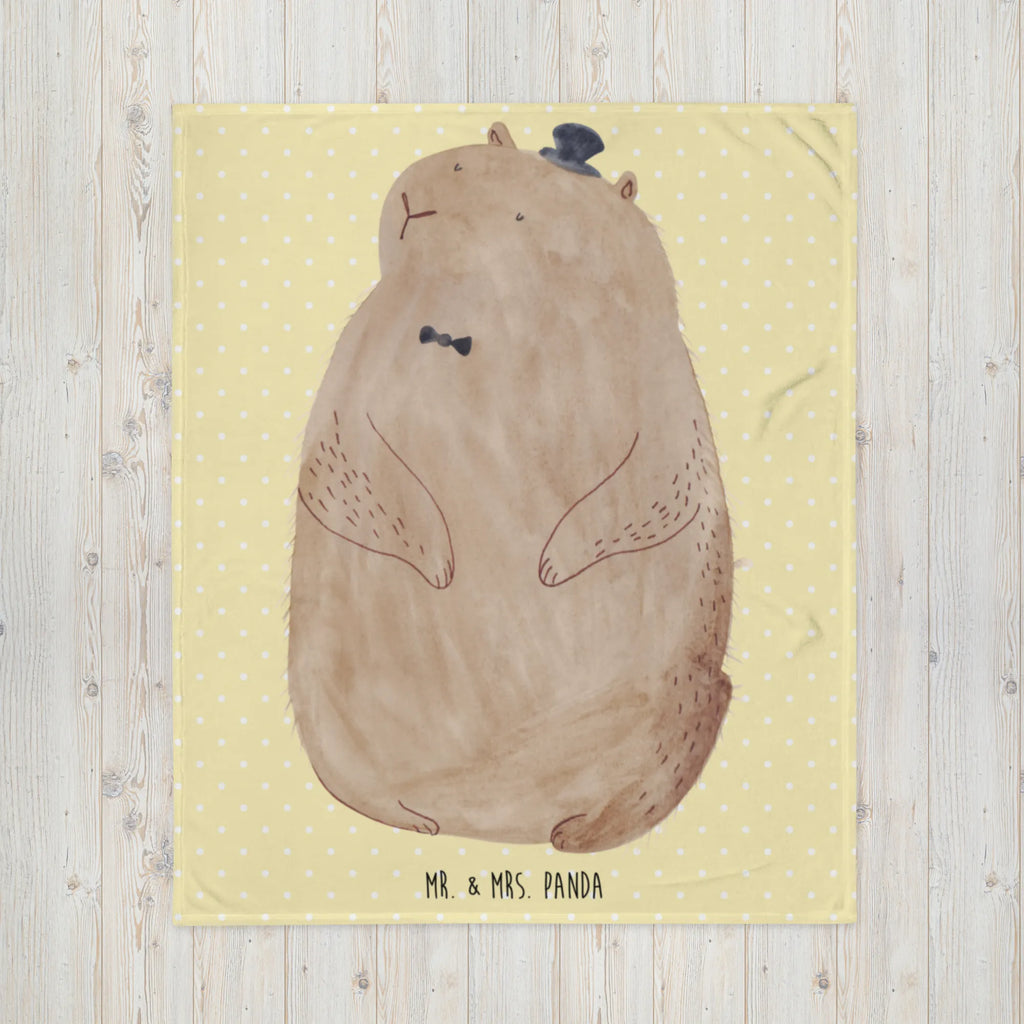 Kuscheldecke Murmeltier Tagesdecke, Sofadecke, Wohndecke, Wolldecke, Decke, Tiermotive, Gute Laune, lustige Sprüche, Tiere, Freundlichkeit, Anstand, Knigge, Fröhlichkeit, Respekt, Murmeltier