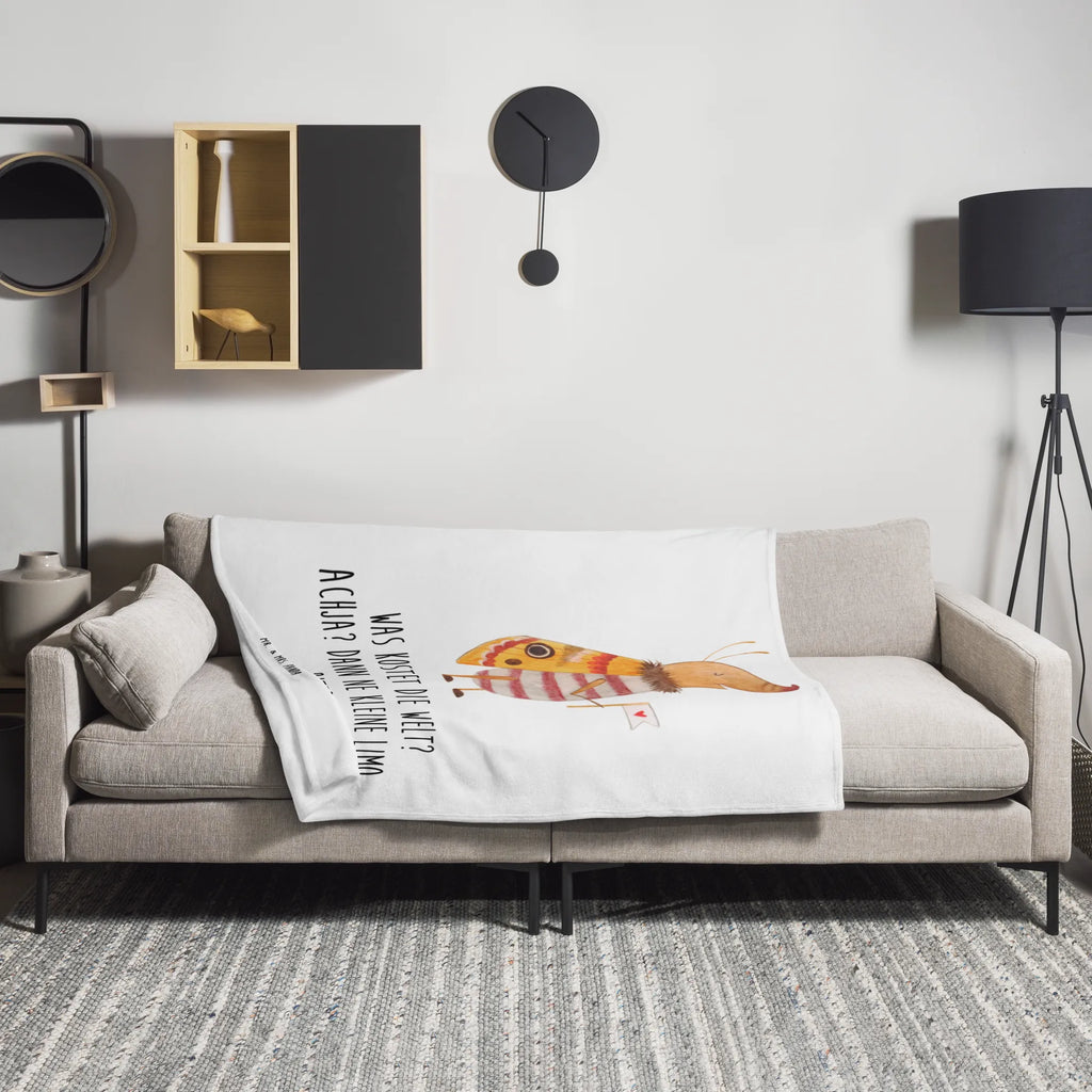 Kuscheldecke Nachtfalter Fähnchen Tagesdecke, Decke, Sofadecke, Wolldecke, Wohndecke, Tiermotive, Gute Laune, lustige Sprüche, Tiere, Was kostet die Welt, Nachtfalter, Küche Deko, süß, Spruch lustig, Spruch witzig, niedlich, Käfer