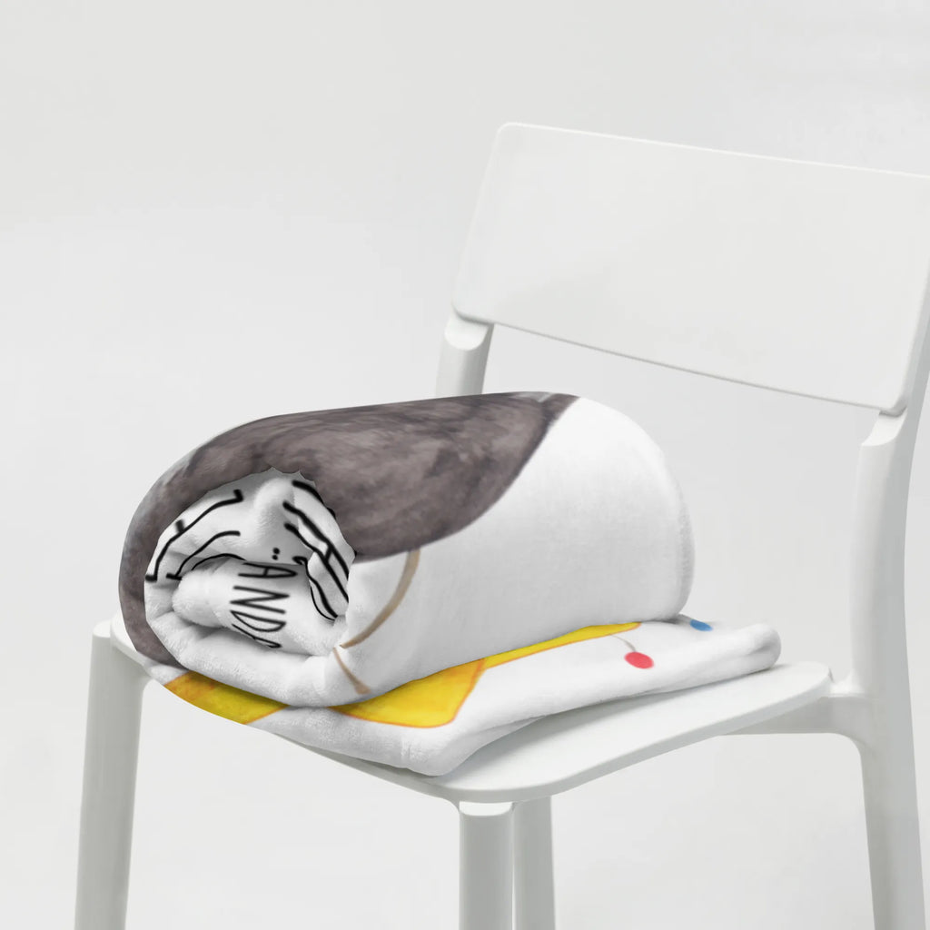 Kuscheldecke Rabe Sombrero Wohndecke, Sofadecke, Decke, Wolldecke, Tagesdecke, Tiermotive, Gute Laune, lustige Sprüche, Tiere, Glück Spruch, Rabe, Vogel, Elster, Motivation, fröhlich sein, Spruch positiv, Vögel, froh, glücklich sein