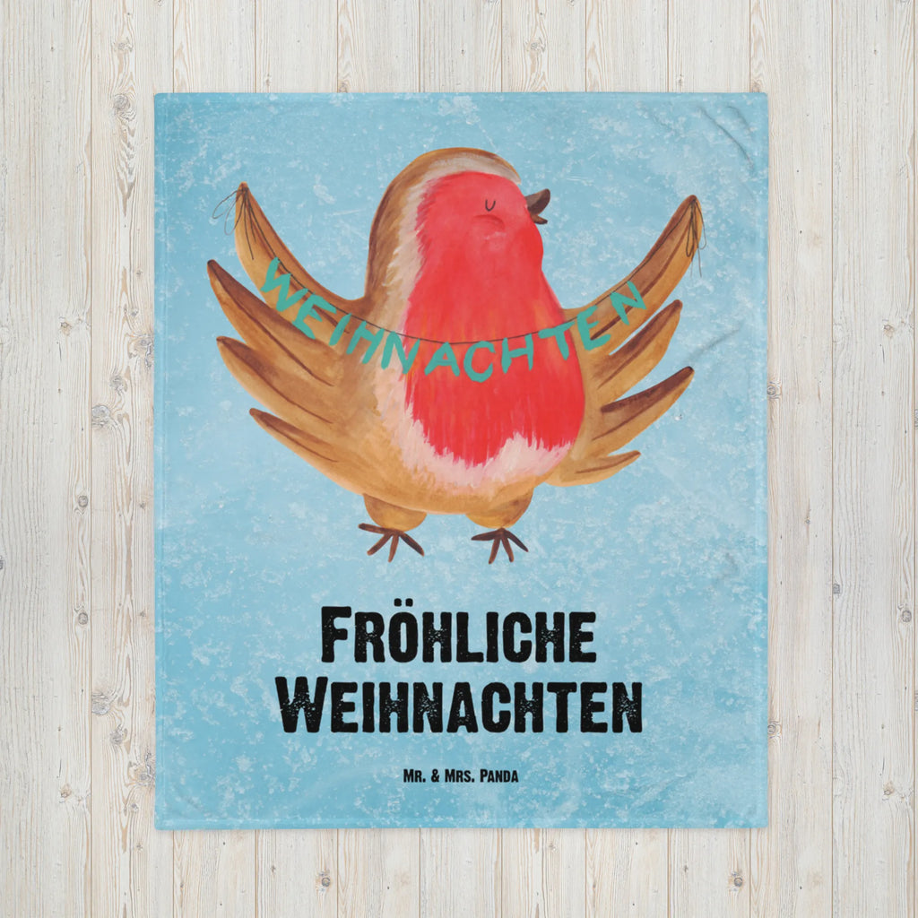 Kuscheldecke Rotkehlchen Weihnachten Wolldecke, Wohndecke, Sofadecke, Tagesdecke, Decke, Winter, Weihnachten, Weihnachtsdeko, Nikolaus, Advent, Heiligabend, Wintermotiv, xmas, Weihnachtsmotiv, Vogel, Weihnachtsgruß, Frohe Weihnachten