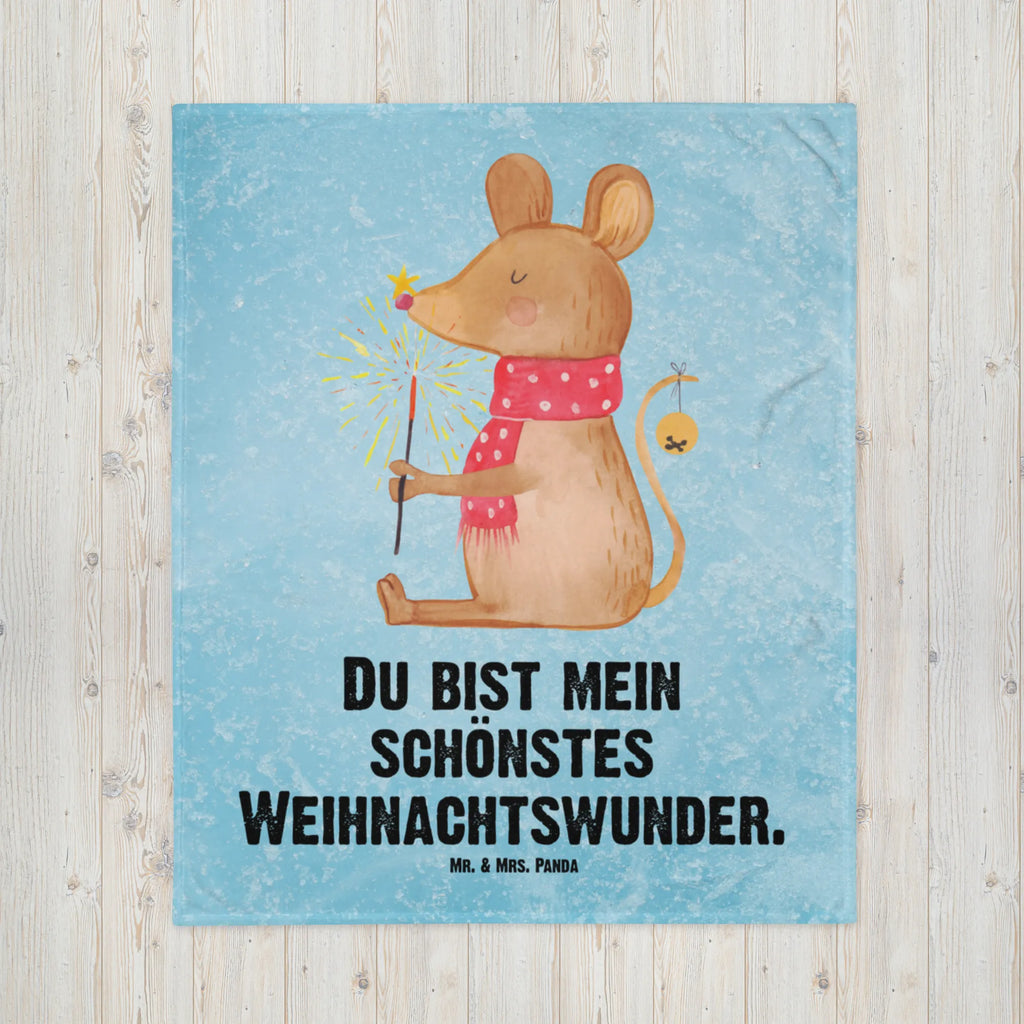 Koc mysz Boże Narodzenie Wolldecke, Tagesdecke, Decke, Wohndecke, Sofadecke, Winter, Weihnachten, Weihnachtsdeko, Nikolaus, Advent, Heiligabend, Wintermotiv, Maus, Weihnachtsmotiv, Mäuschen, Frohe Weihnachten, Weihnachtsgruß, Weihnachtswunder