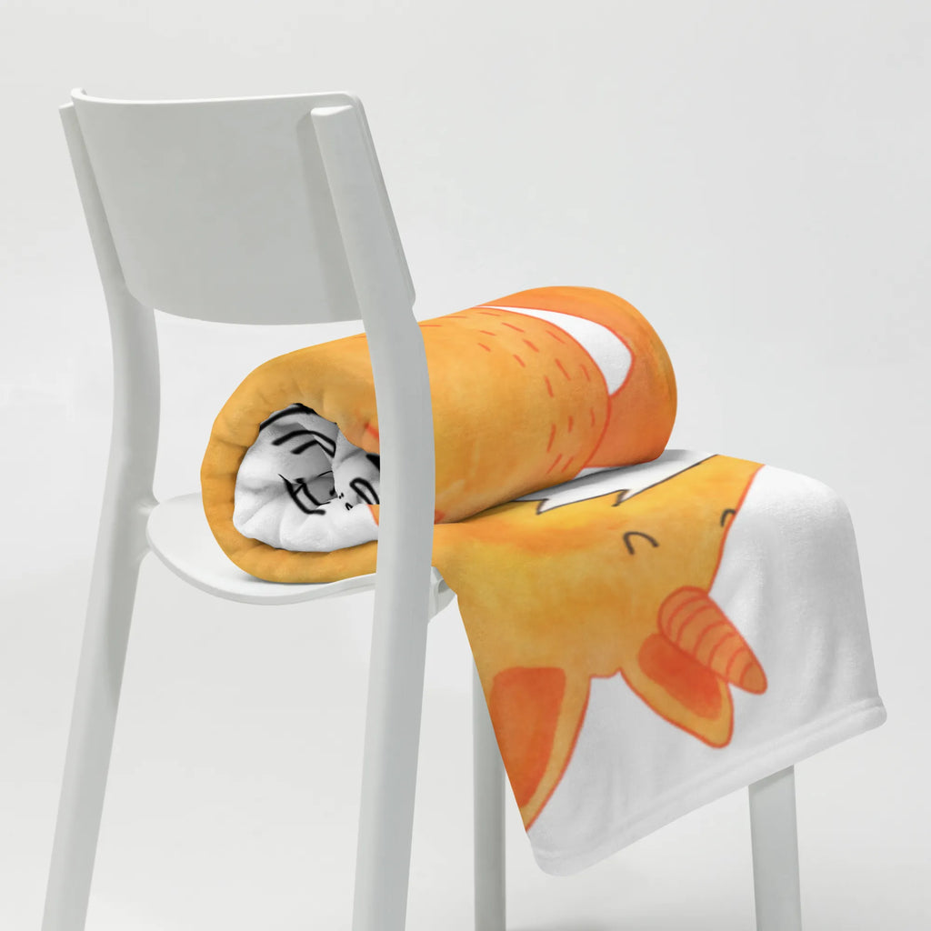 Kuscheldecke Fuchshörnchen Wunsch Sofadecke, Wohndecke, Wolldecke, Tagesdecke, Decke, Einhorn, Einhörner, Einhorn Deko, Unicorn, Füchse, Foxycorn, Fuchs, Unicorns, Fuchshörnchen, Fuchshorn