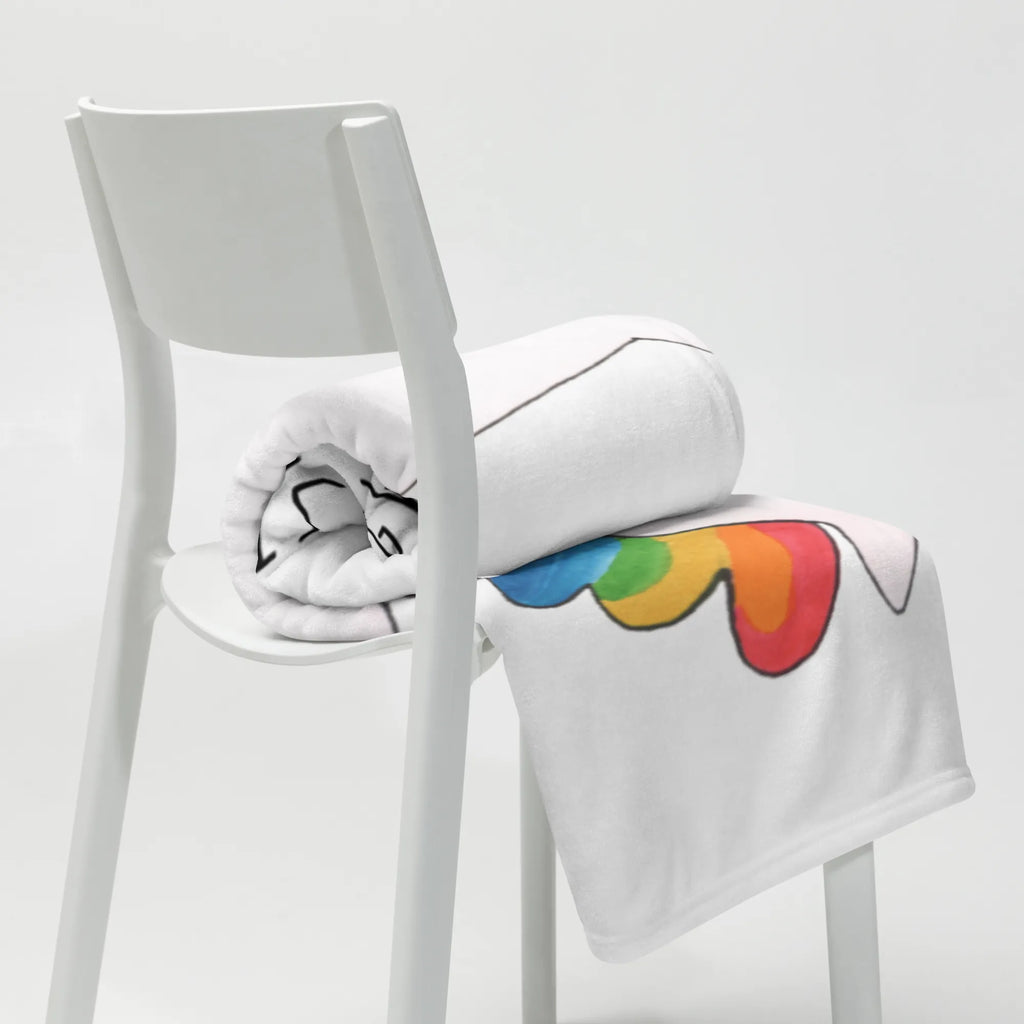 Kuscheldecke Einhorn Happy Decke, Wohndecke, Wolldecke, Sofadecke, Tagesdecke, Einhorn, Einhörner, Einhorn Deko, Unicorn, glücklich, Freude, witzig, fröhlich, Lachen, spannend, Lächeln, Lebensfreude, Spaß