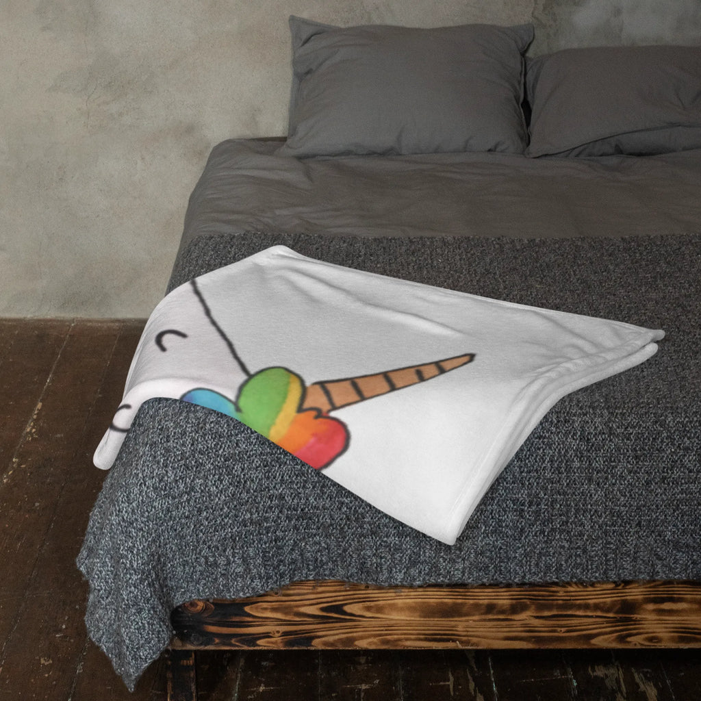 Kuscheldecke Einhorn Happy Decke, Wohndecke, Wolldecke, Sofadecke, Tagesdecke, Einhorn, Einhörner, Einhorn Deko, Unicorn, glücklich, Freude, witzig, fröhlich, Lachen, spannend, Lächeln, Lebensfreude, Spaß