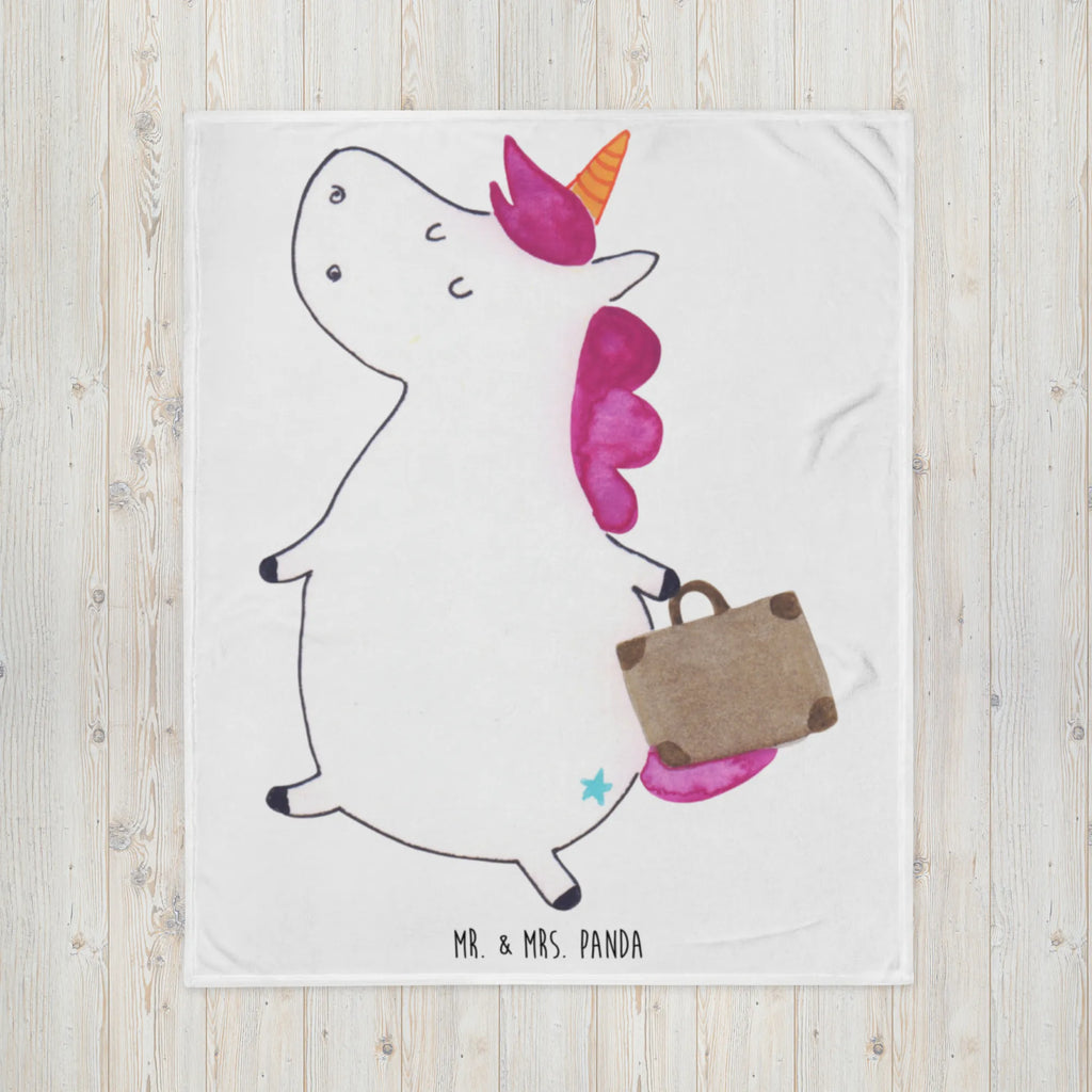 Blanket unicorn Suitcase Tagesdecke, Wohndecke, Decke, Wolldecke, Sofadecke, Einhorn, Einhörner, Einhorn Deko, Unicorn, Abenteuer, Spaß, Kind, Reise, unicorn, Gepäck, albern, Verreisen, Erwachsen, Koffer, witzig, lustig
