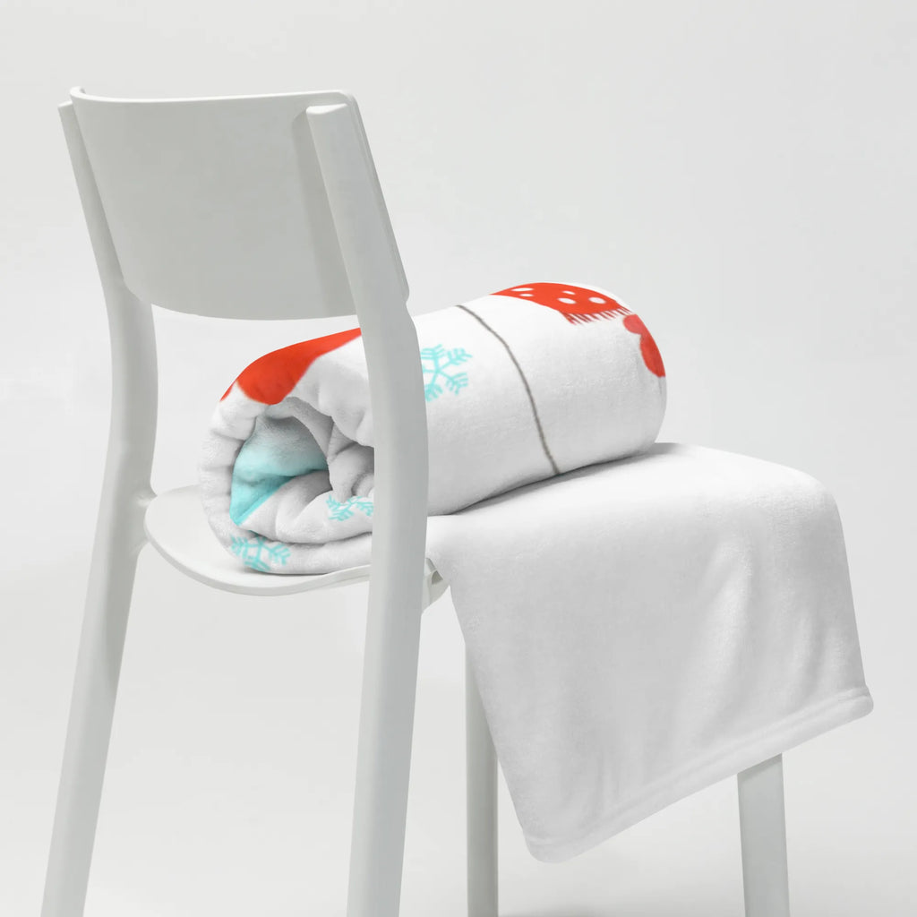 Blanket unicorn snowman Decke, Tagesdecke, Sofadecke, Wohndecke, Wolldecke, Einhorn, Einhörner, Einhorn Deko, Unicorn, kalt, Winter, Schnee, Weihnachten, Handschuhe, X-Mas, Kuchen, Schneemann, Mütze