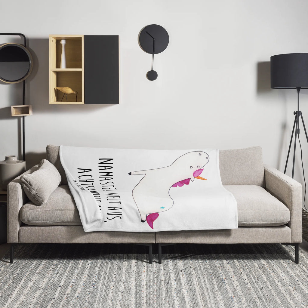 Blanket unicorn yoga throw blanket, Sherpa blanket, sofa throw, cozy blanket, warm blanket, snuggle blanket, fleece blanket, plush blanket, unicorn, unicorns, Unicorn, funny, gift, Namaste, sweet, present, relaxation, mindfulness, yoga, sports