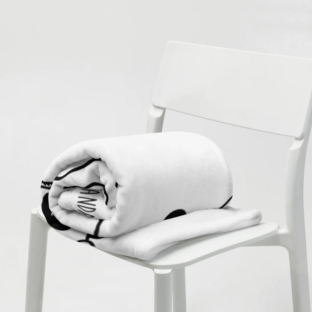 Koc Panda Szybkiego powrotu do zdrowia Wolldecke, Tagesdecke, Sofadecke, Wohndecke, Decke