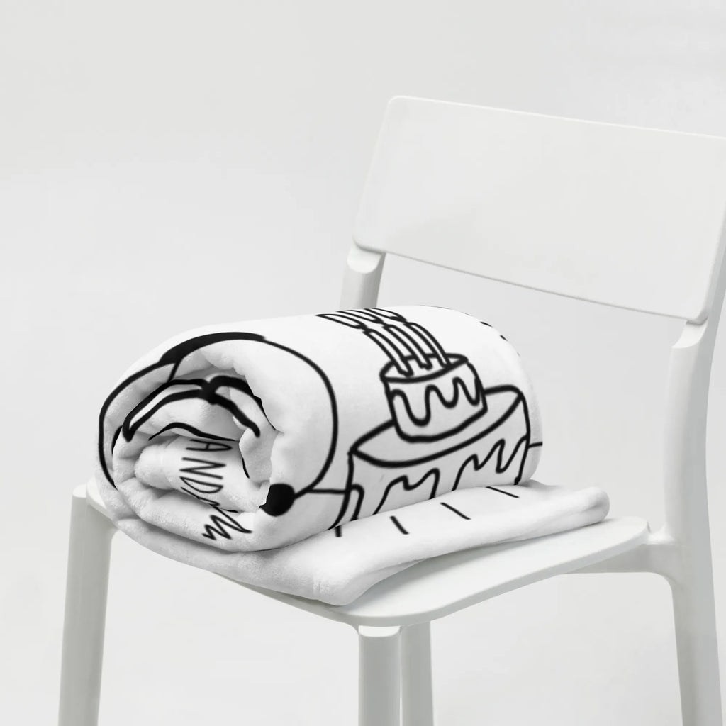 Koc Panda urodziny Sofadecke, Wohndecke, Decke, Tagesdecke, Wolldecke