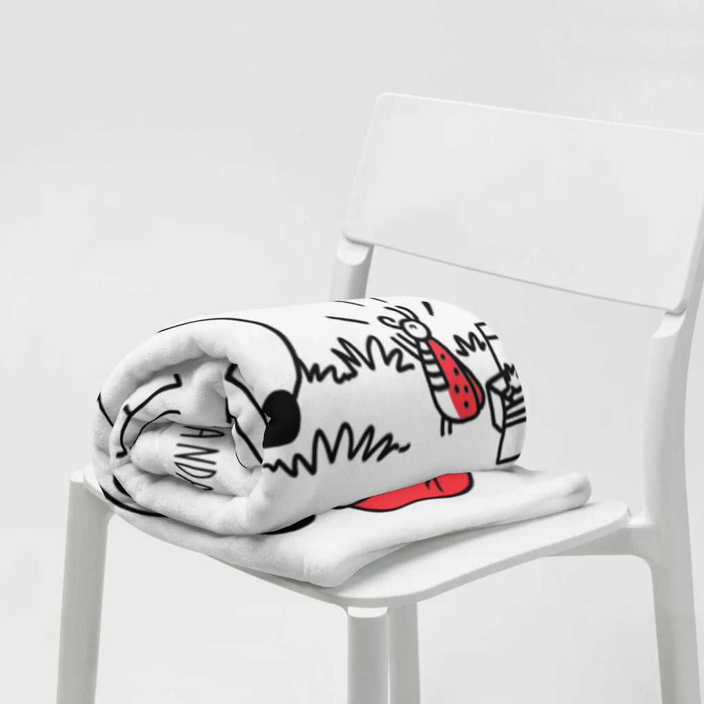 Koc Panda Prezent świąteczny Tagesdecke, Sofadecke, Wohndecke, Decke, Wolldecke