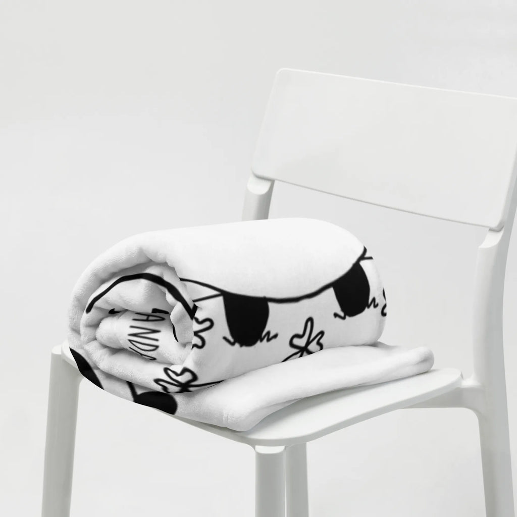 Koc Panda Szczęście Wolldecke, Tagesdecke, Decke, Sofadecke, Wohndecke