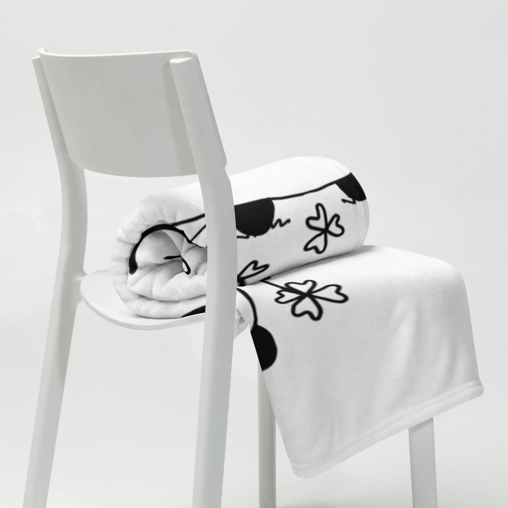 Koc Panda Szczęście Wolldecke, Tagesdecke, Decke, Sofadecke, Wohndecke