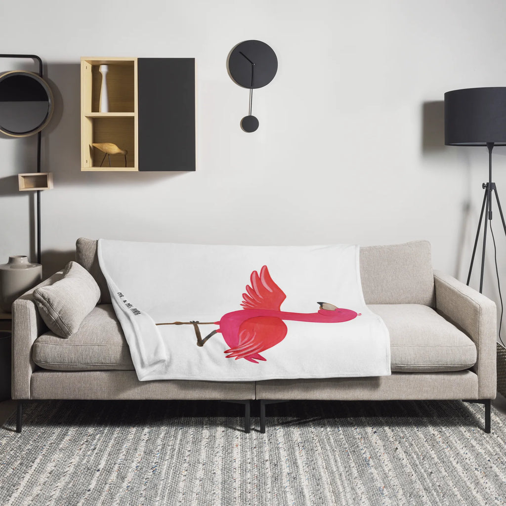 Kuscheldecke Flamingo Yoga Wolldecke, Decke, Tagesdecke, Sofadecke, Wohndecke, Flamingo, Achtsamkeit, Yoga, Vogel, Aufregen, Entspannung, Yoga-Übung, Ärger, Tiefenentspannung, Namaste