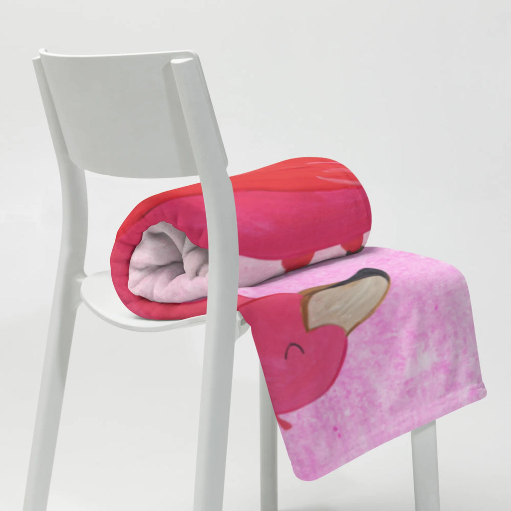 Kuscheldecke Flamingo Yoga Wolldecke, Decke, Tagesdecke, Sofadecke, Wohndecke, Flamingo, Achtsamkeit, Yoga, Vogel, Aufregen, Entspannung, Yoga-Übung, Ärger, Tiefenentspannung, Namaste