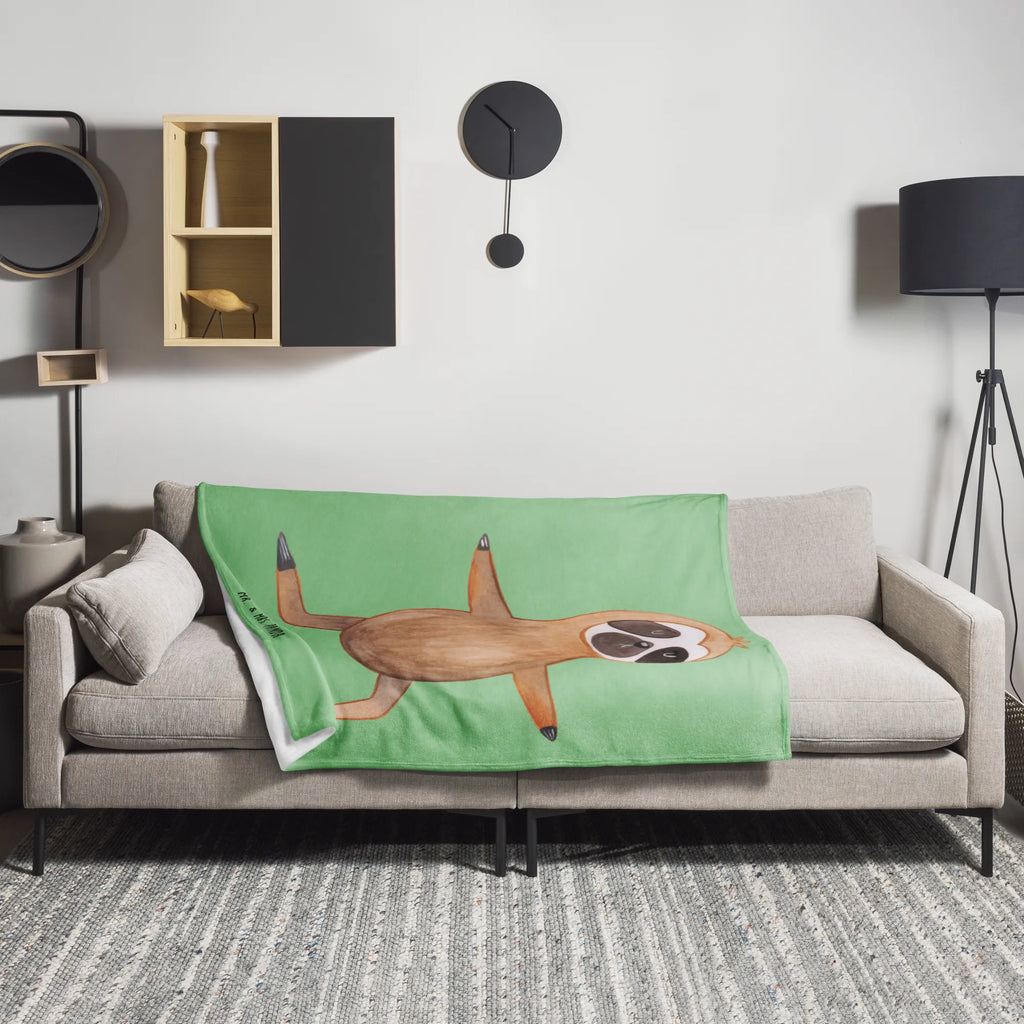 Blanket sloth yoga Sherpa blanket, throw blanket, cozy blanket, fleece blanket, warm blanket, sofa throw, plush blanket, snuggle blanket, Sloth, sloth, trend animal, warrior, namaste, yoga exercises, favorite animal, yoga, lazy