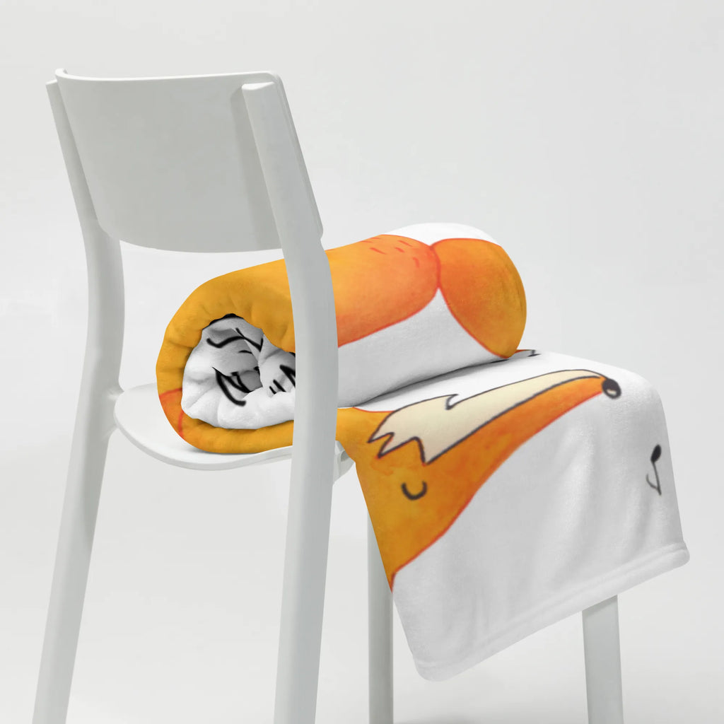 Kuscheldecke Fuchs Gitarre Wolldecke, Wohndecke, Sofadecke, Decke, Tagesdecke, Fuchs, Füchse, Sänger, Gitarre, Musik Spruch, Geschenk Musiker, Sängerin, Musikerin