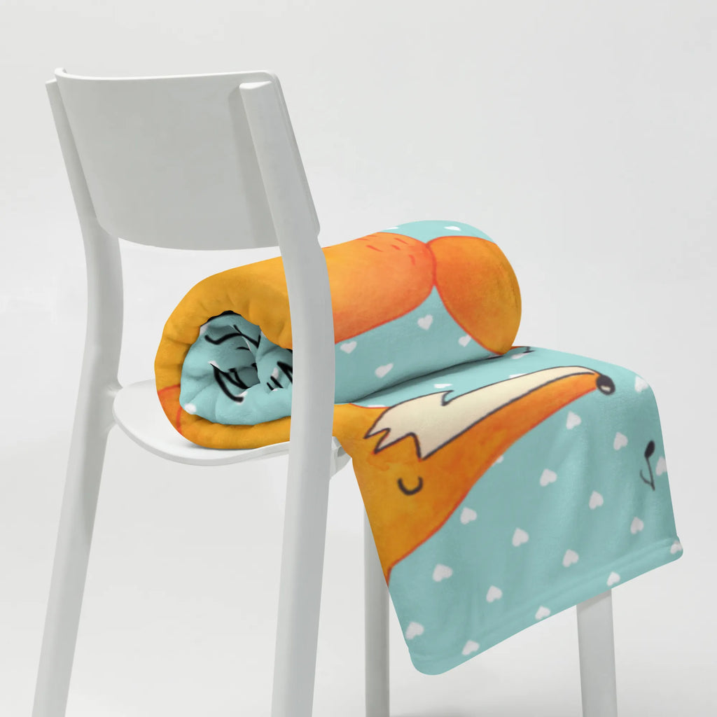 Kuscheldecke Fuchs Gitarre Wolldecke, Wohndecke, Sofadecke, Decke, Tagesdecke, Fuchs, Füchse, Sänger, Gitarre, Musik Spruch, Geschenk Musiker, Sängerin, Musikerin