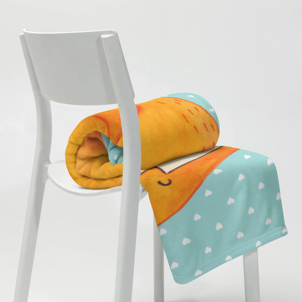 Kuscheldecke Fuchs Gitarre Wolldecke, Wohndecke, Sofadecke, Decke, Tagesdecke, Fuchs, Füchse, Sänger, Gitarre, Musik Spruch, Geschenk Musiker, Sängerin, Musikerin