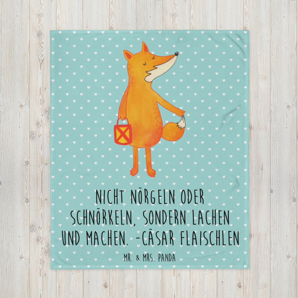 Kuscheldecke Fuchs Laterne Wohndecke, Tagesdecke, Decke, Wolldecke, Sofadecke, Fuchs, Spruch trösten, Sankt Martin, Füchse, Laterne, Liebeskummer Spruch, Cäsar Otto Hugo Flaischlen, Laternenumzug, Aufmuntern